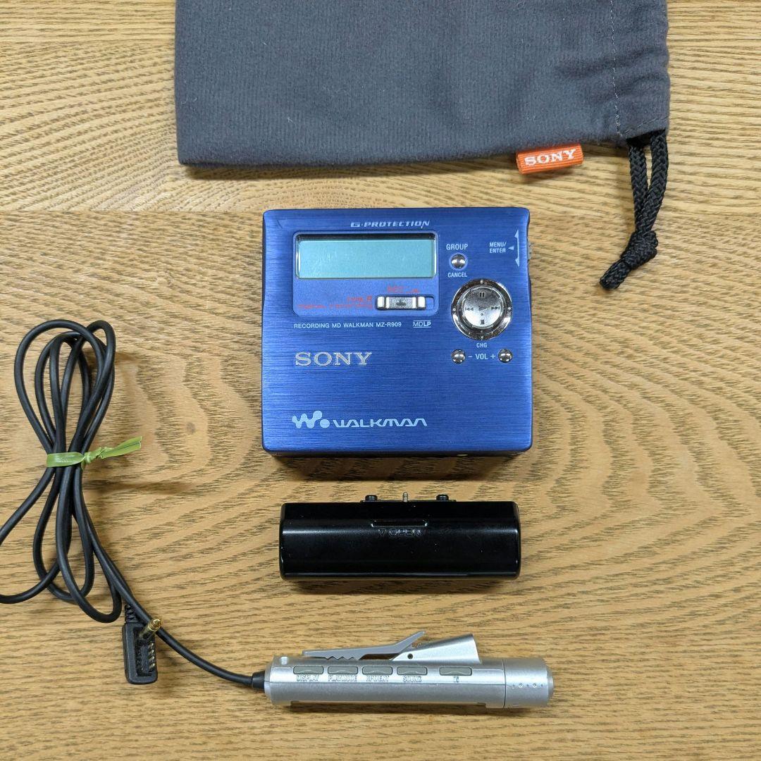 SONY MZ-R909 ポータブルMDプレイヤー・レコーダー