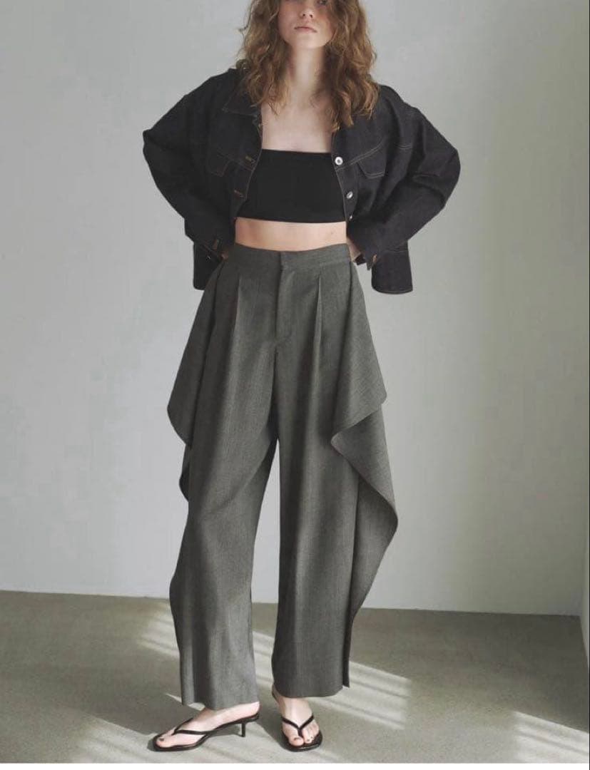 未使用タグ＊cygne サイドフレアパンツ Ron シーニュ　SIZE0