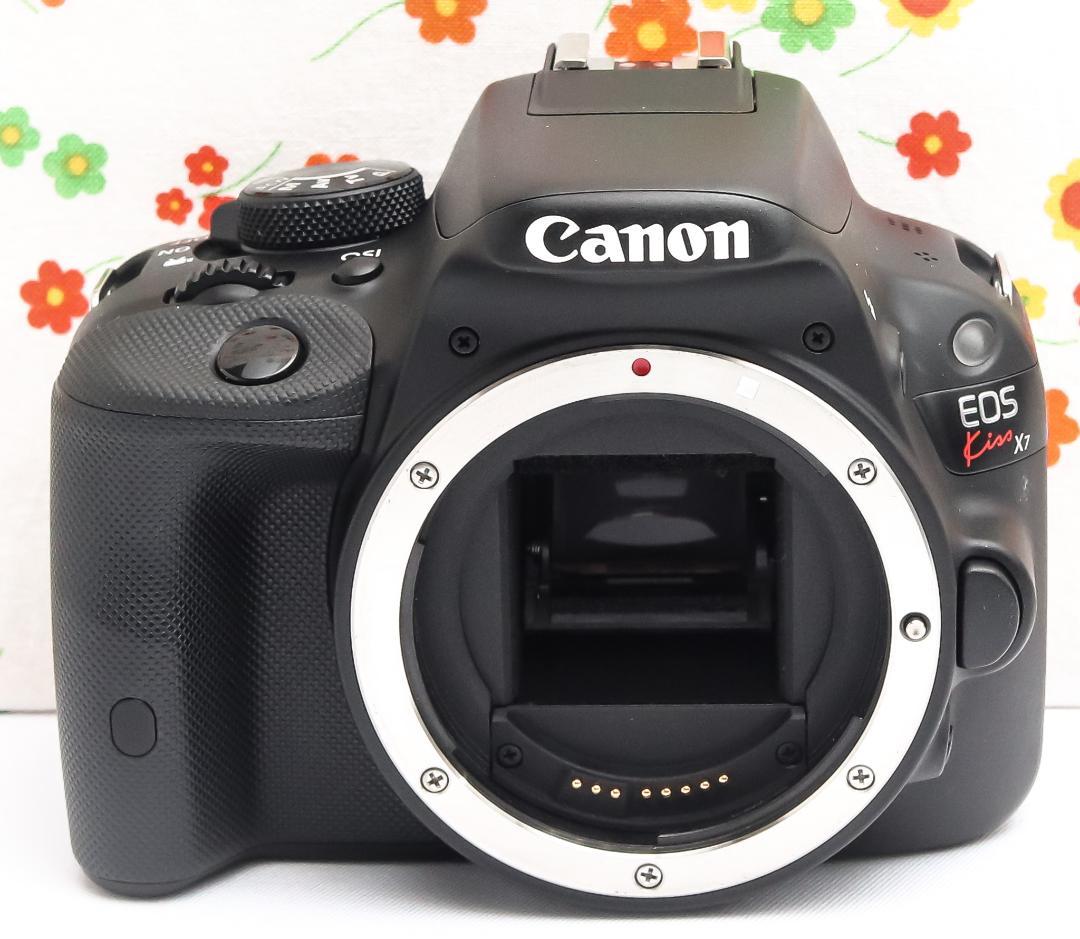 キャノン Canon EOS Kiss X7☆スマホ転送☆超小型☆間違いない一眼