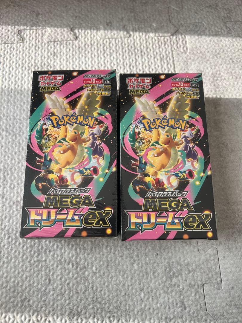ポケモンカード MEGA ドリーム ex新品未開封シュリンク付き　2BOX
