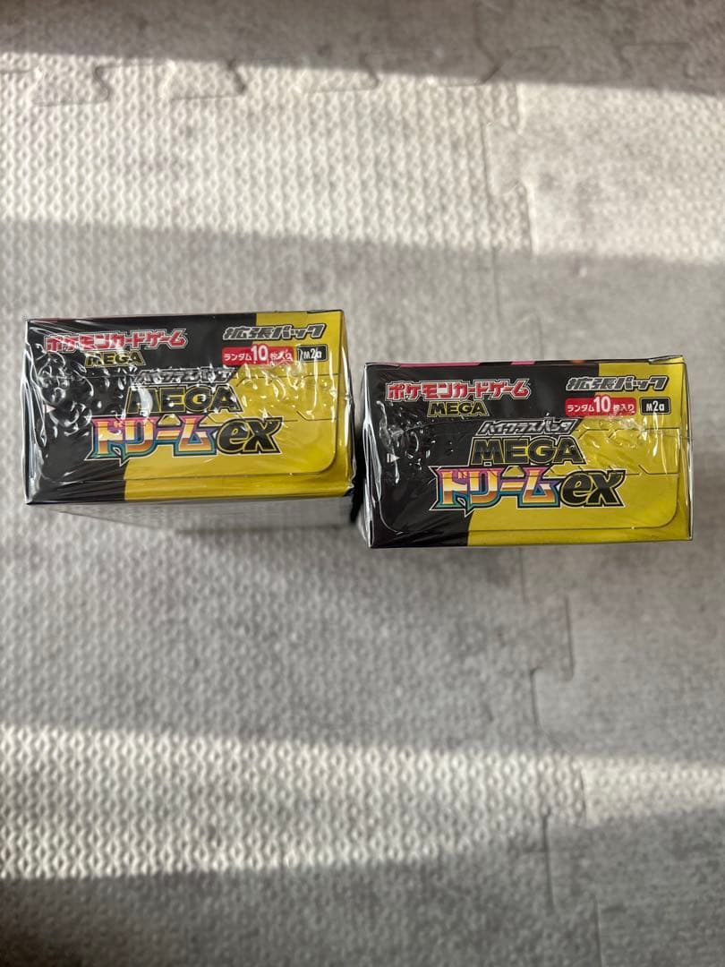 ポケモンカード MEGA ドリーム ex新品未開封シュリンク付き　2BOX