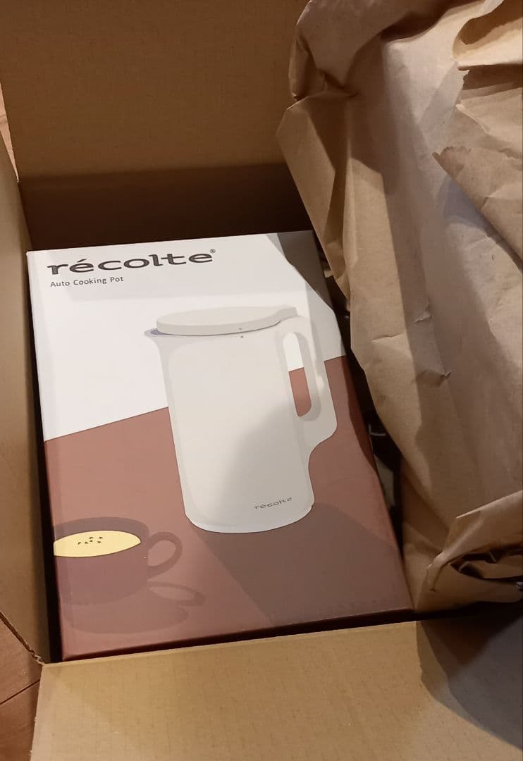 新品未使用　レコルテ　自動調理ポット　RSY-2 W　レシピ本付き