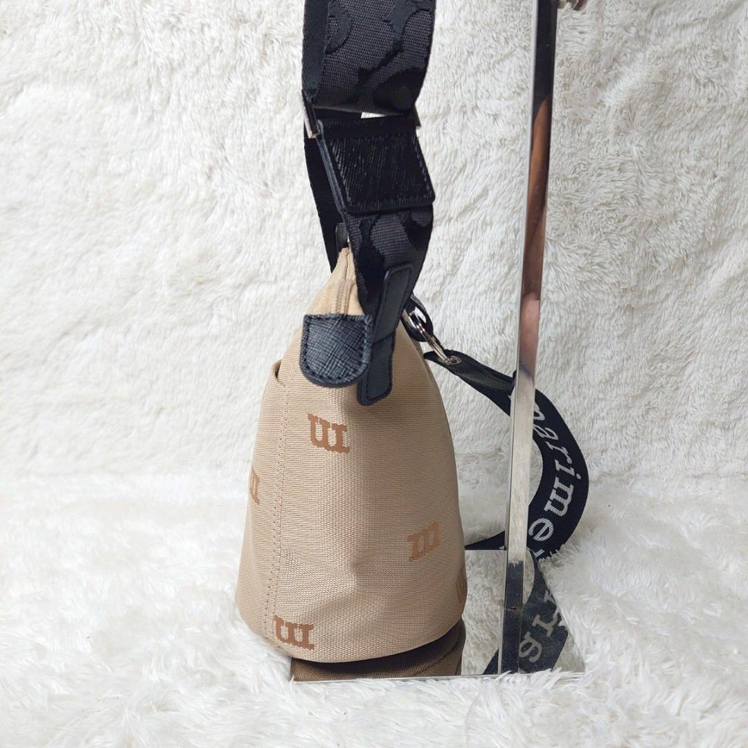 【極美品】marimekko ESSENTIAL BUCKET M-LOGO