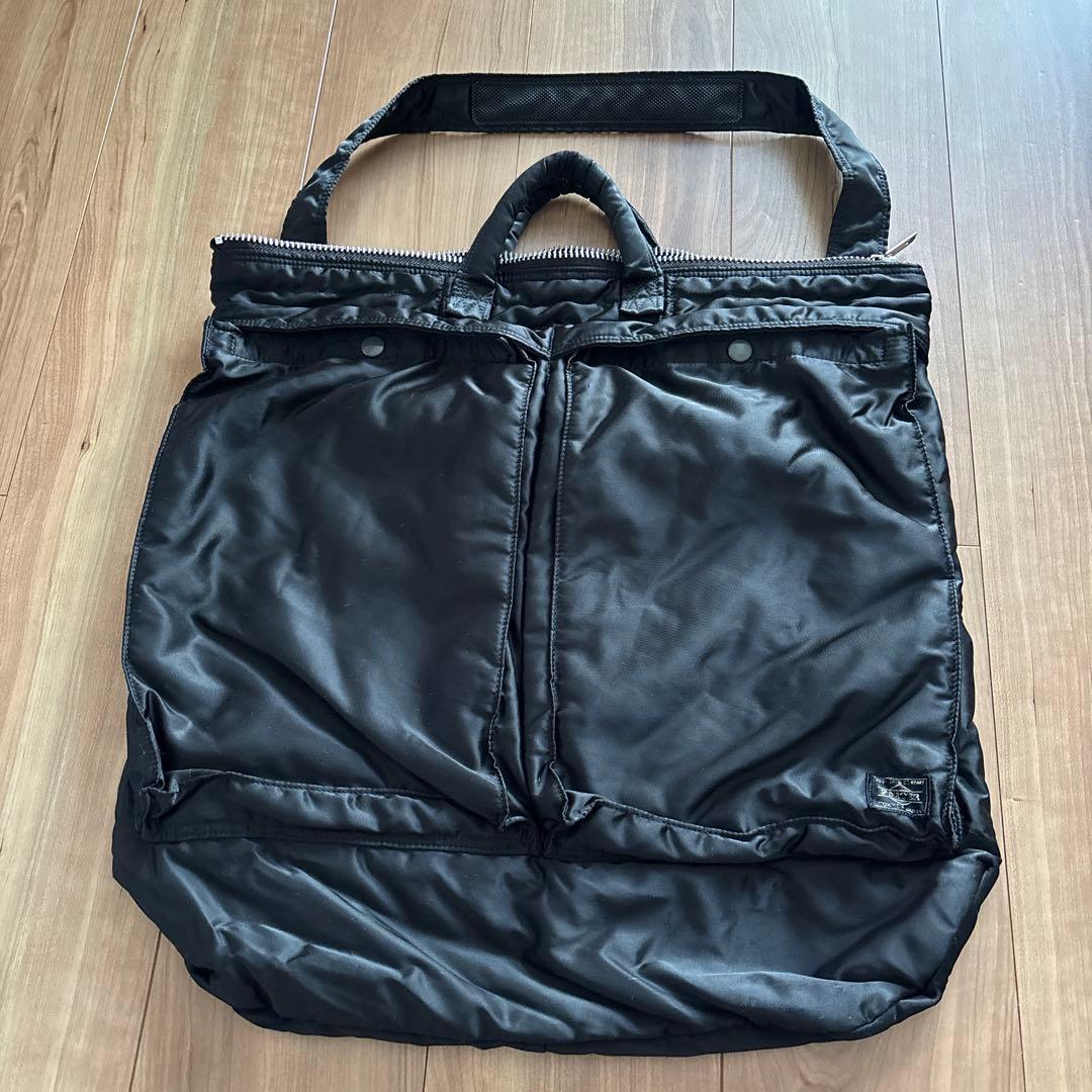 PORTER TANKER ブラック ヘルメットバック