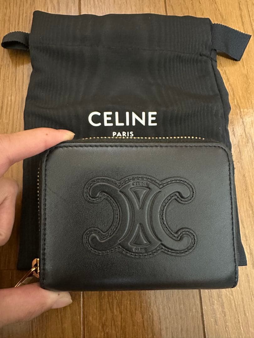 最終値下げ‼️CELINE ブラックレザーケース