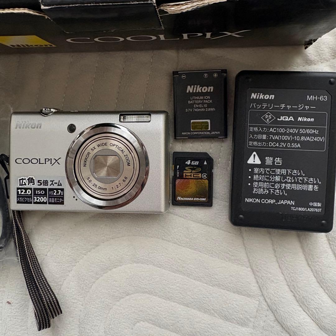 【完動品】Nikon Coolpix S570 デジタルカメラ 充電器付