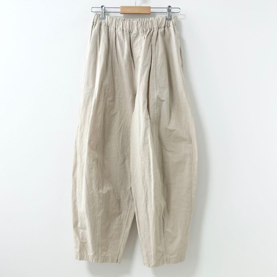 美品✨カレンソロジー　コットンリネンドロストパンツ　ベージュ