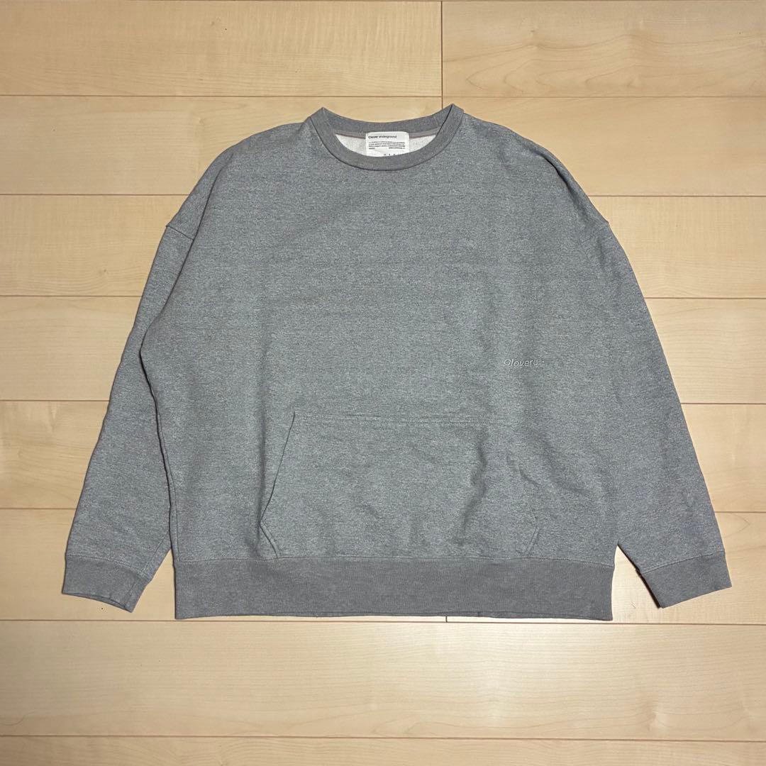 cloveru スウェット ワイド XL AOKI MUJI グレー