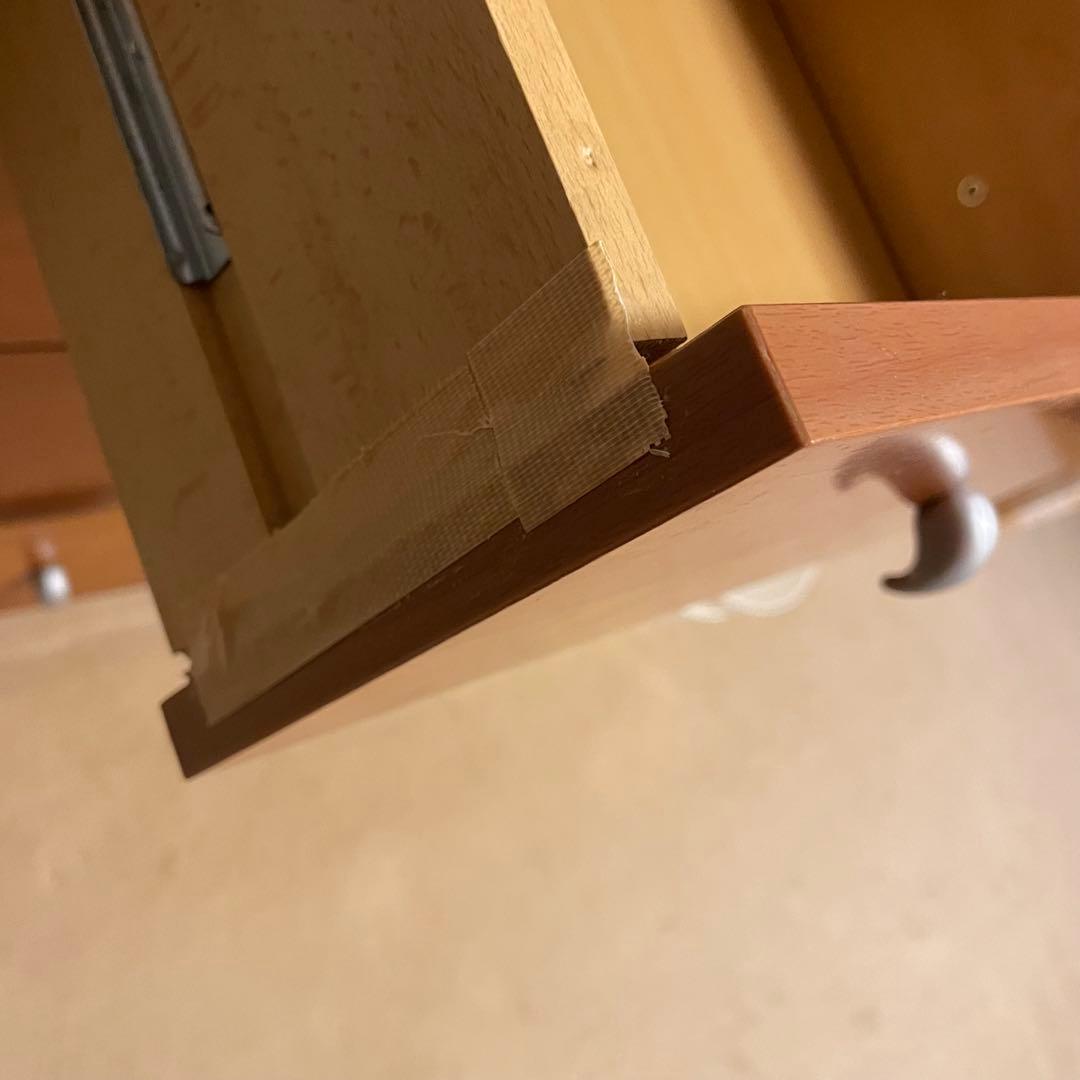 ディノス購入＊北欧デンマーク製モダン7段チェスト＊少々難あり