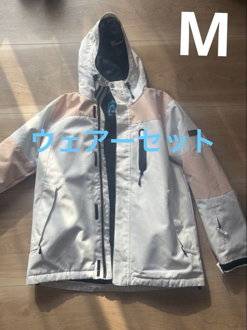 ARBN スノーボードウェア Mサイズ ホワイト/ベージュ