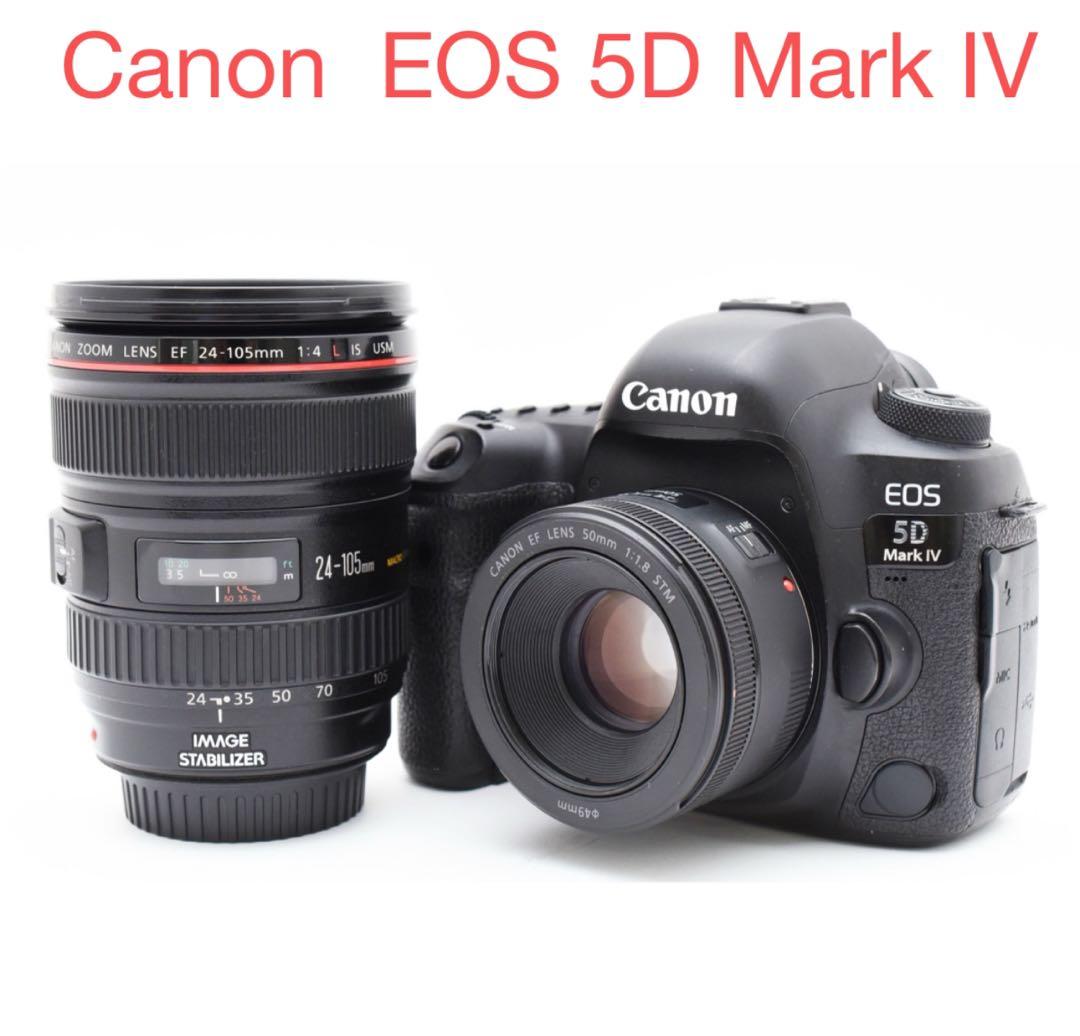 一眼レフカメラ Canon EOS 5D Mark IV ダブルレンズセット