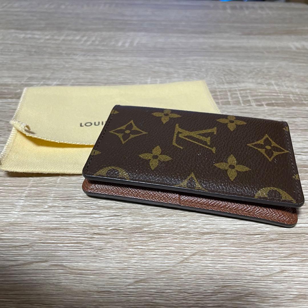 ルイ・ヴィトン 名刺入れ ブラウン