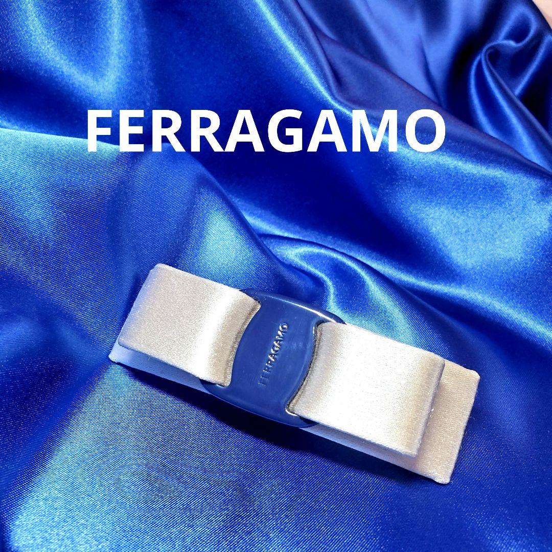 【美品】フェラガモバレッタ シャンパンベージュ h-010