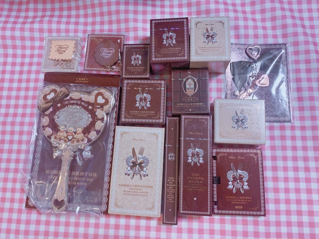 【未使用】フラワーノーズ　スウィーティーコレクション　豪華13点ブラウンセット