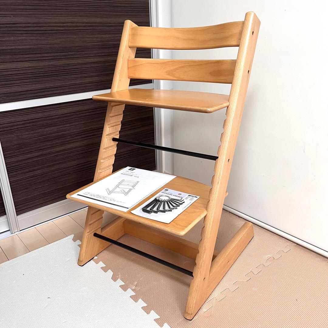 【新型】シリアル4　ストッケ トリップトラップナチュラル