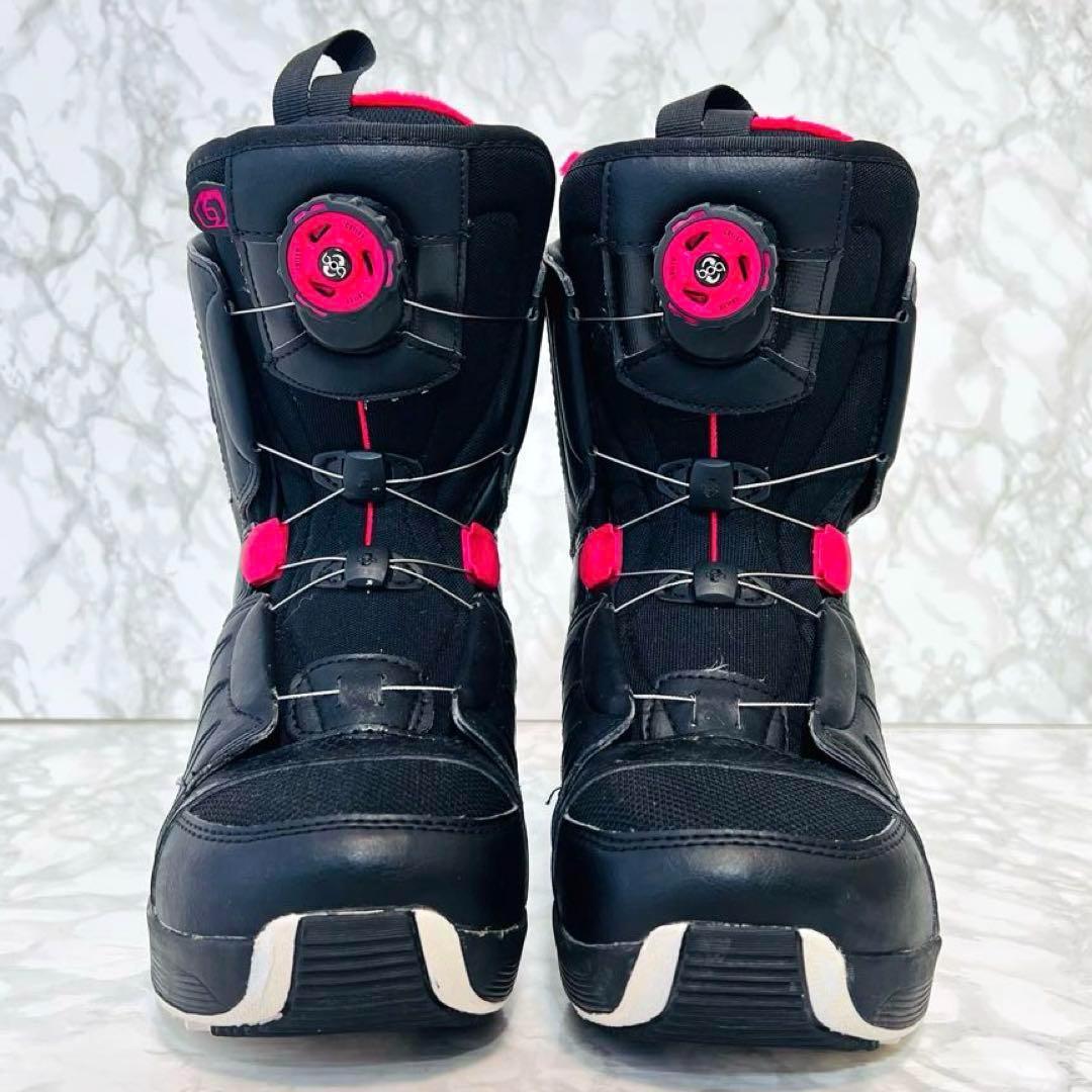【美品】 サロモン レディース スノーボード ブーツ 23.5cm BOA