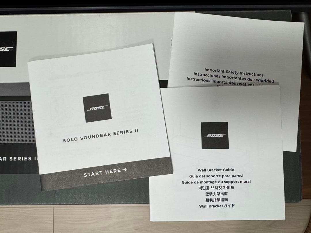 【美品】Bose Solo サウンドバー II ブラック