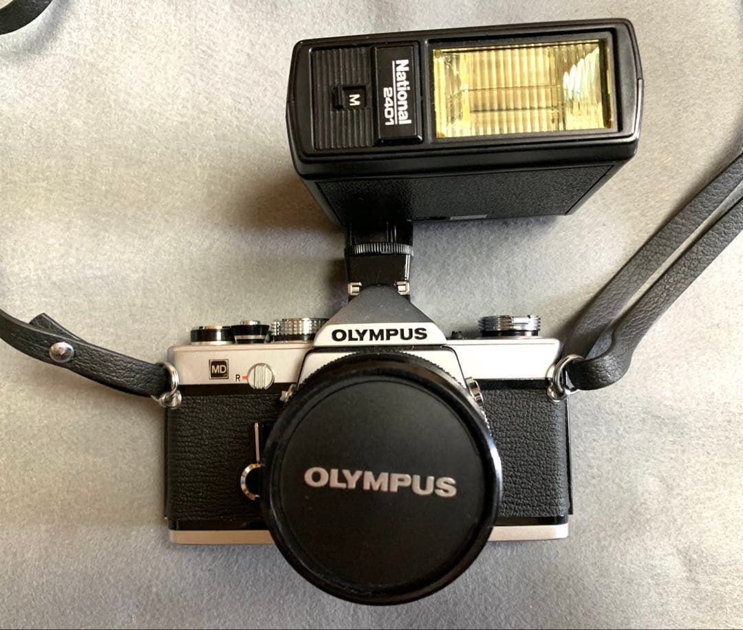 再々値下げ　ワンオーナー　オリンパスOM-1MD+標準50mm+ケース+ストロボ