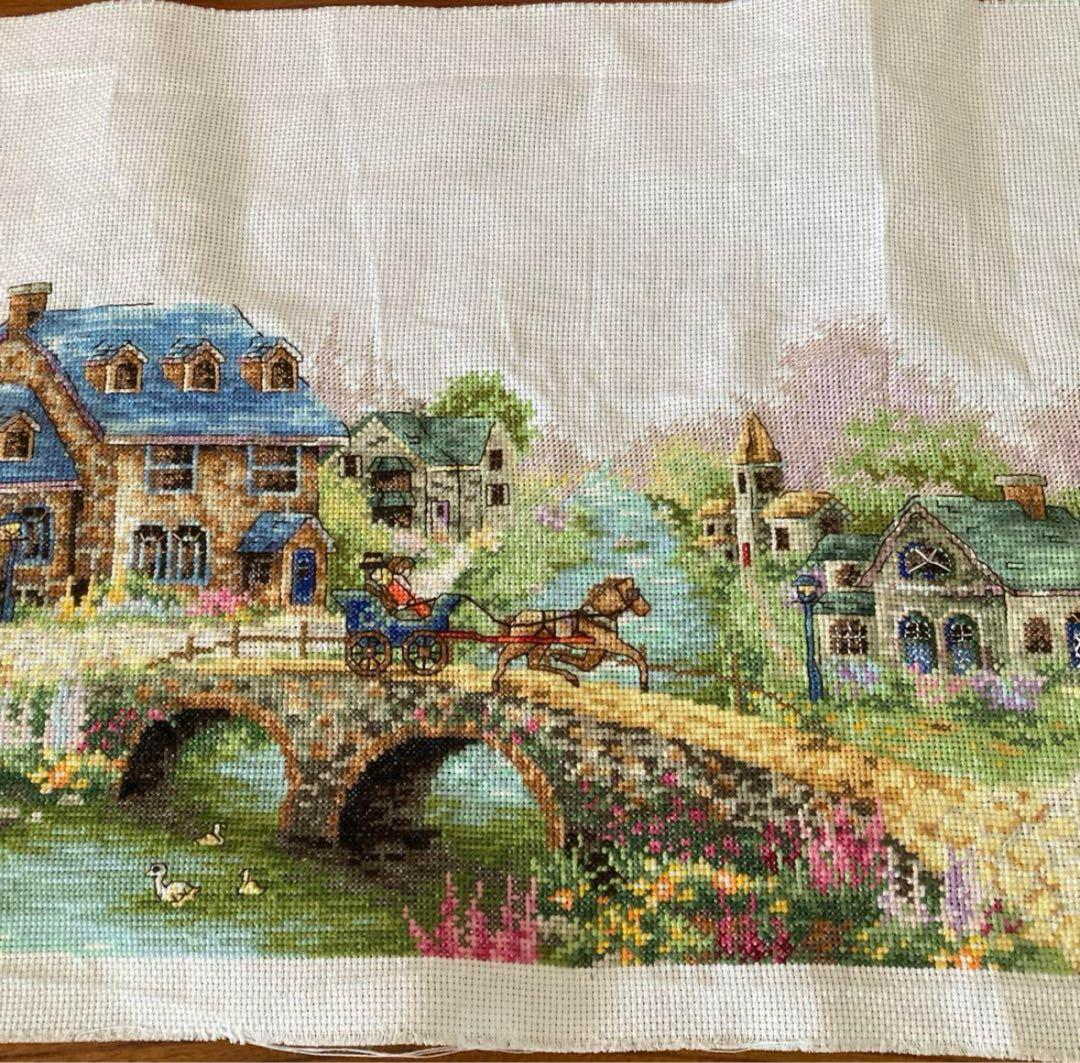 圧巻！160センチのクロスステッチ作品