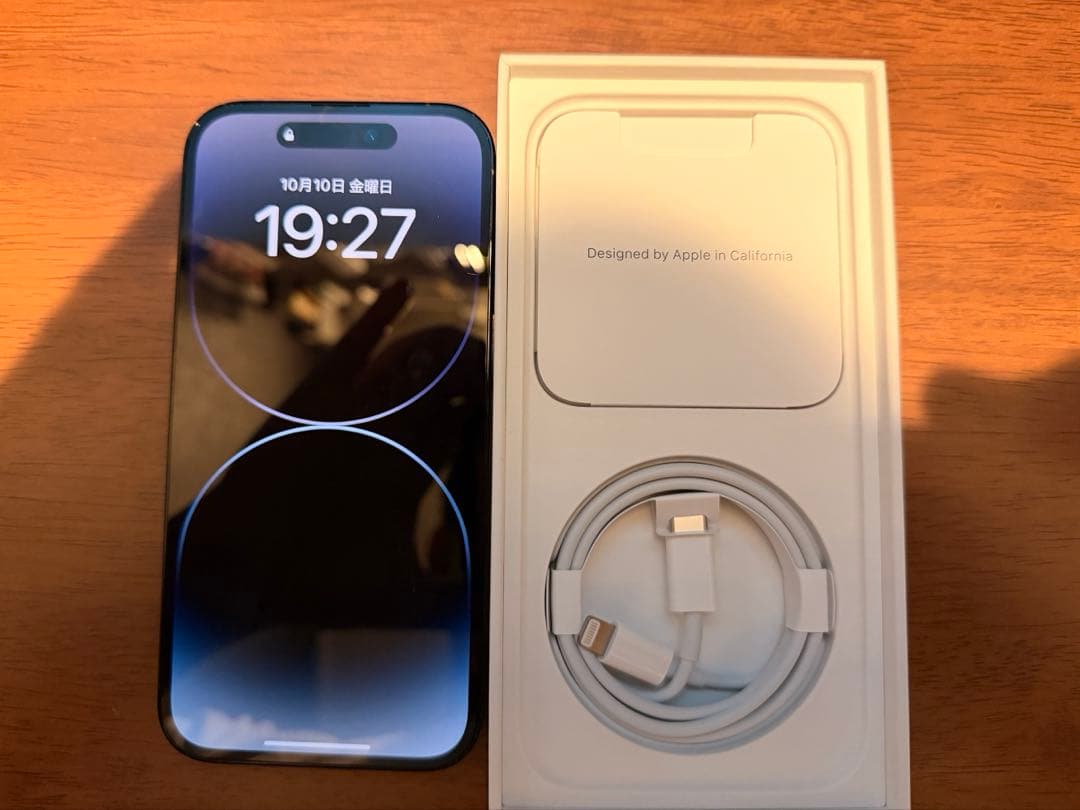 iPhone 14pro 本体 128GB ブラック 容量100%