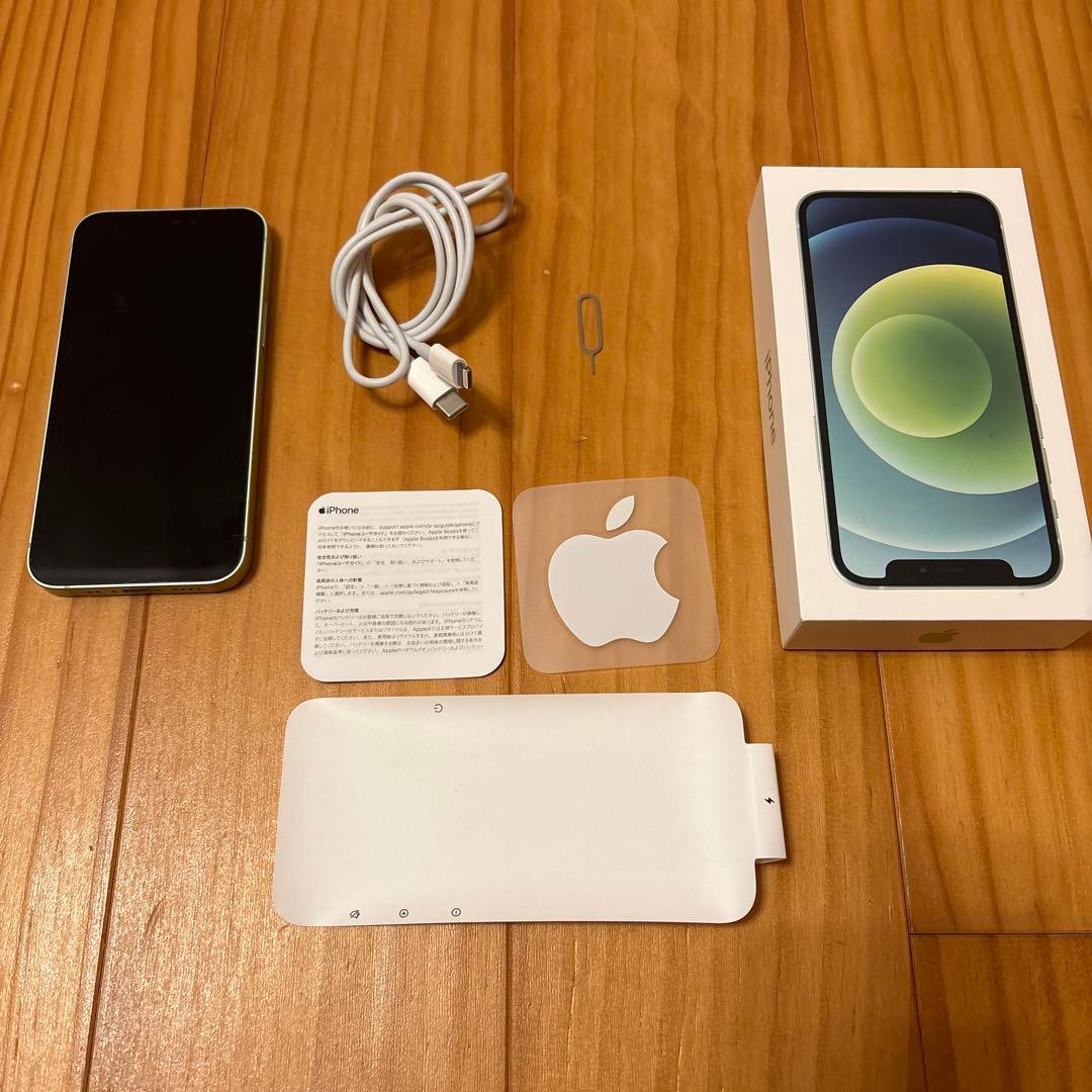 Apple iPhone 12 mini★64GB★88%★グリーン★付属品完備