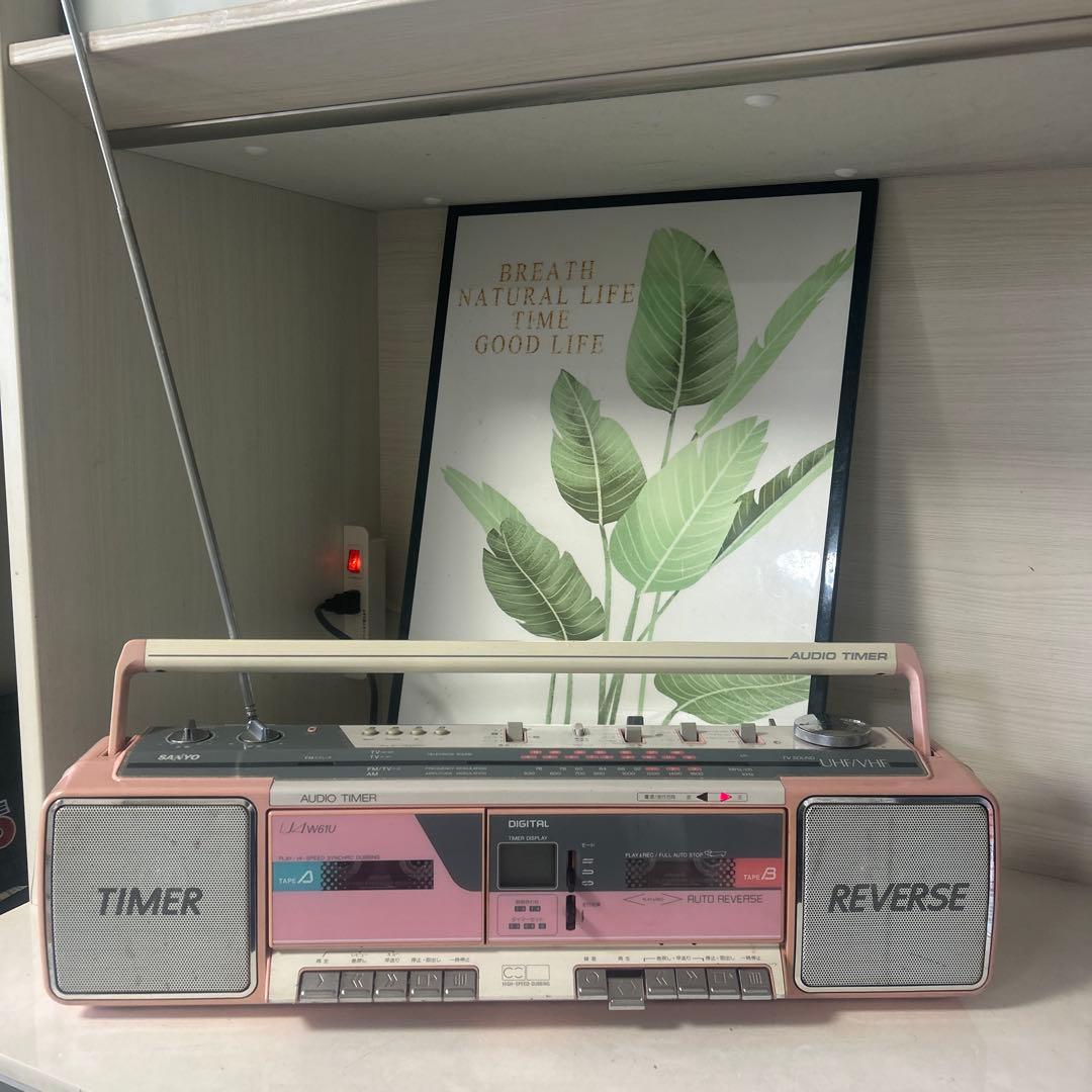 SANYO U4 W61U ラジカセ