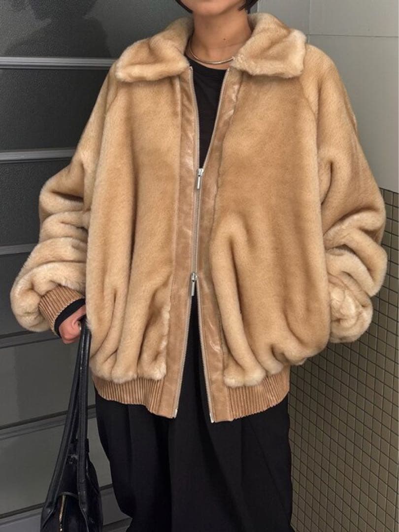 ジャケット・アウター AMERI vintage DESSERT CUP FUR BLOUSON