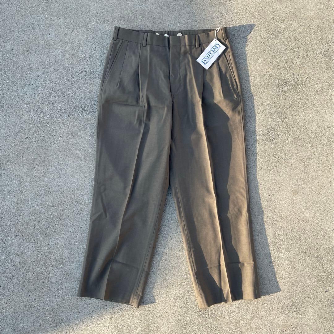 【デッドストック】90s USA製 LANDS’END ランズエンド スラックス