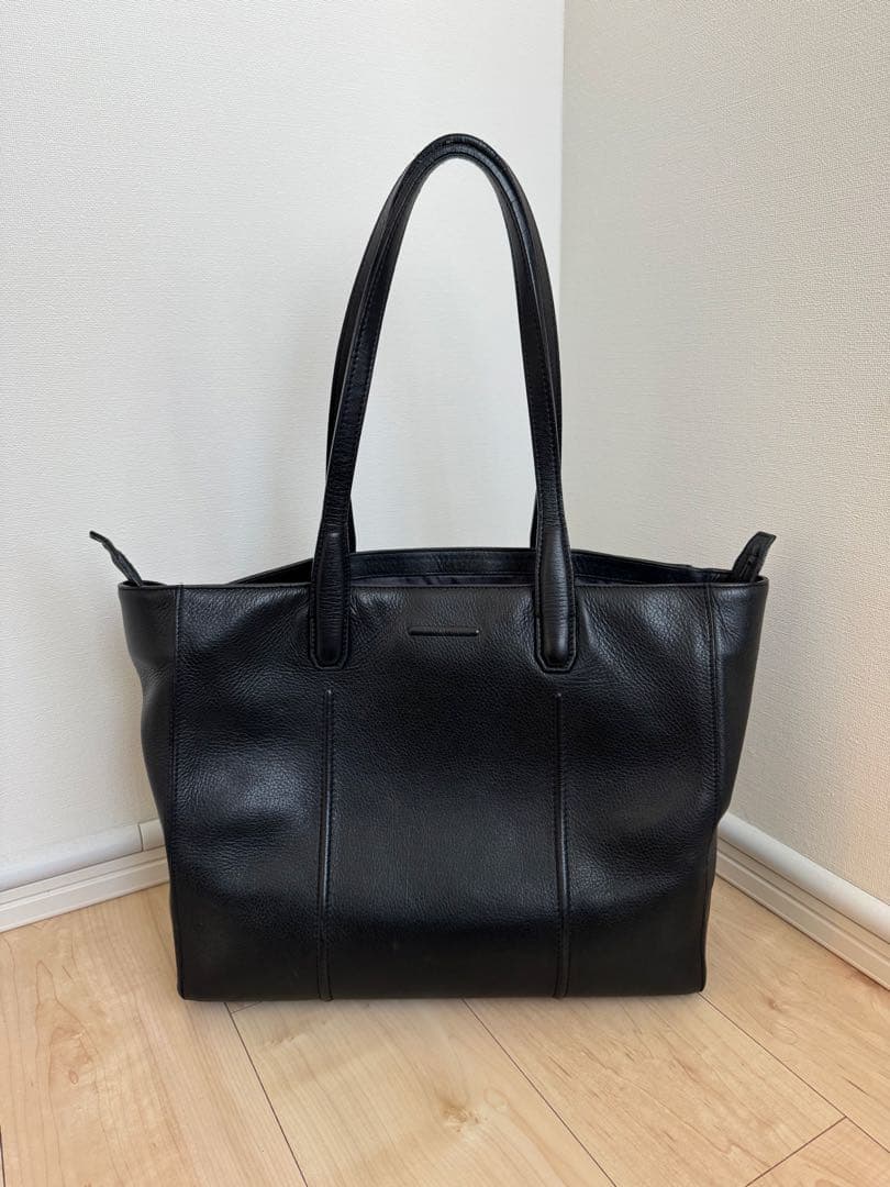 S*.様 objcts.io スマートトートバッグ レザー ブラック ビジネスバ