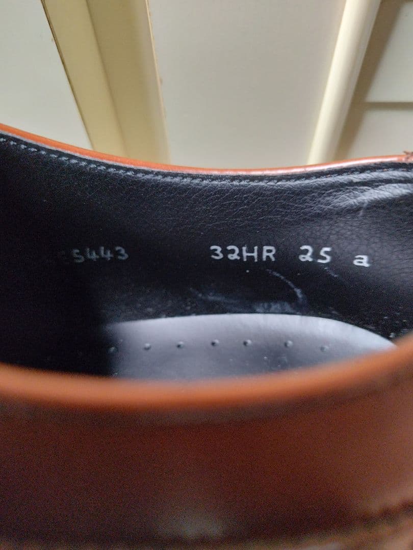 【超美品】 REGAL ウイングチップ（フルブローグ）内羽根　ブラウン　25㎝