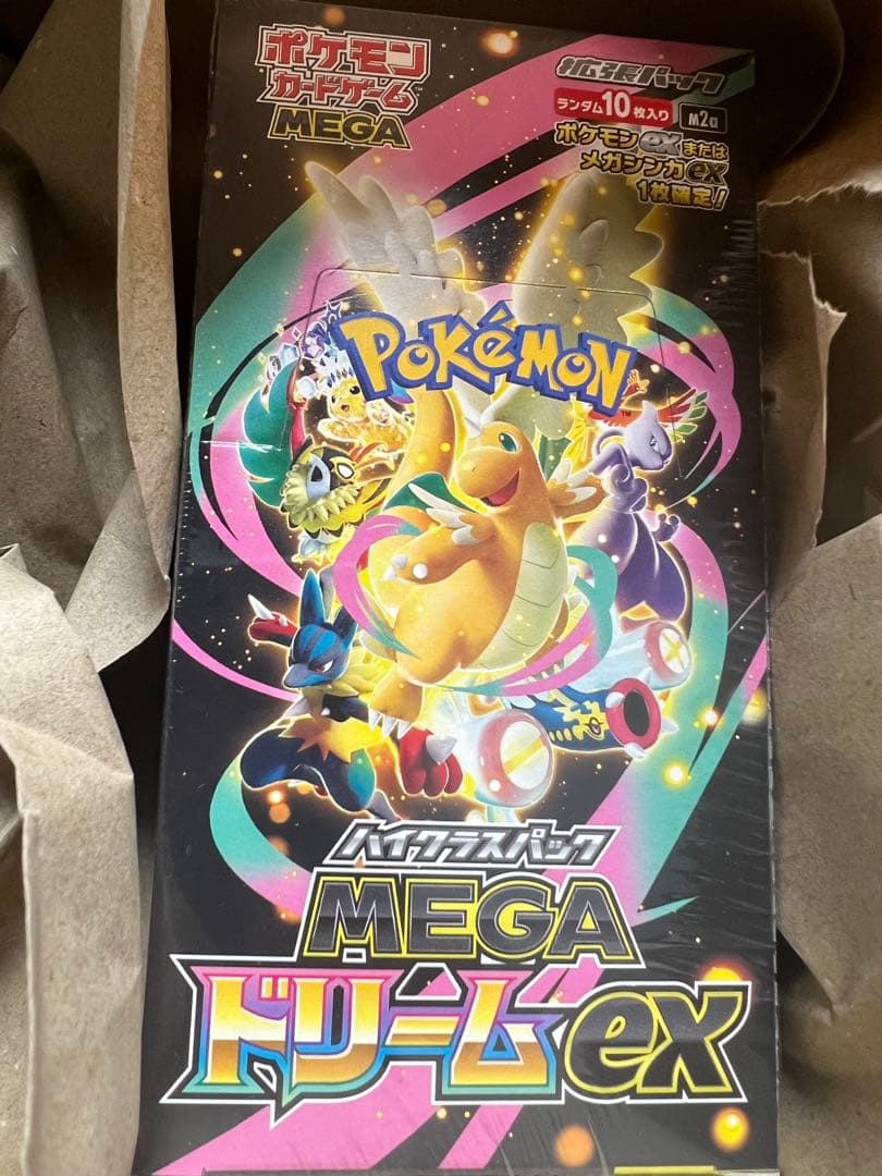 新品未開封 ポケモンカードゲーム MEGA ドリームex BOX シュリンク付き