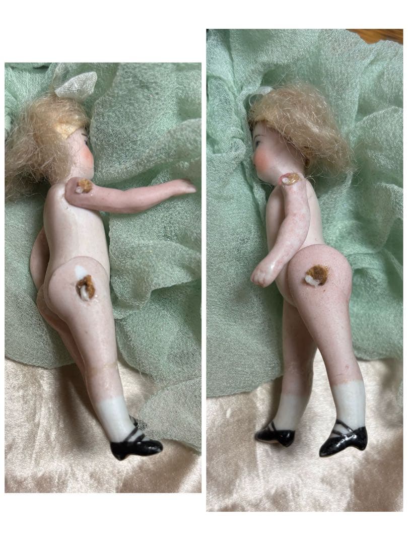 セール中　フレンチミニョネット　人形　アンティークビスクドール ミニョネット