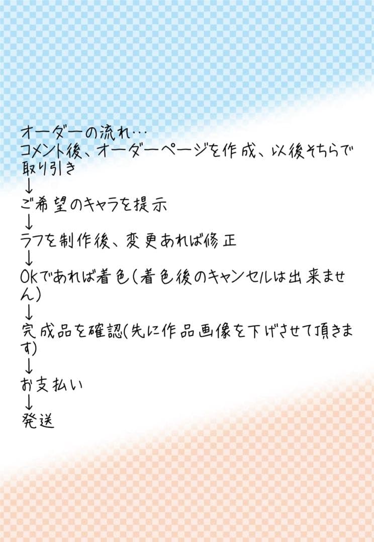 ありんご様 イラストオーダーページ