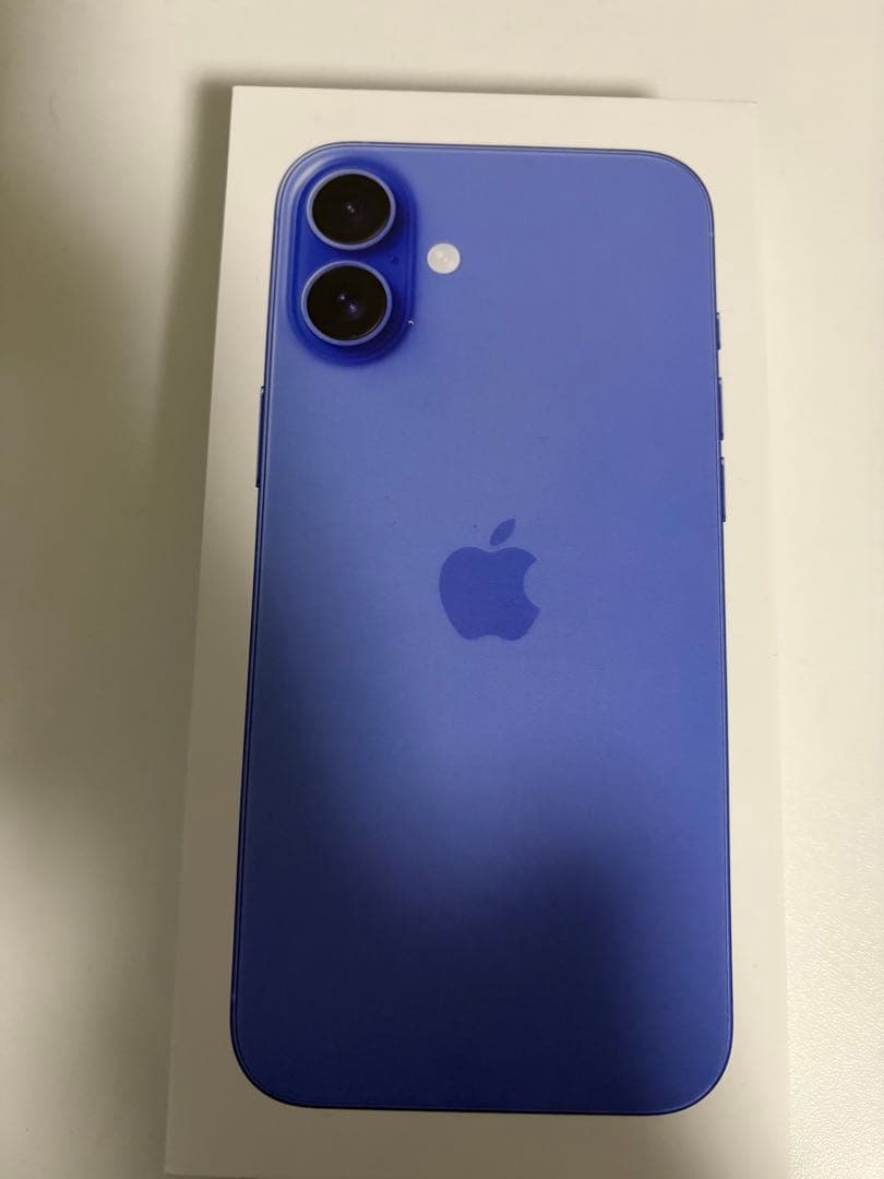 Apple iPhone 16 plus 本体 ウルトラマリン