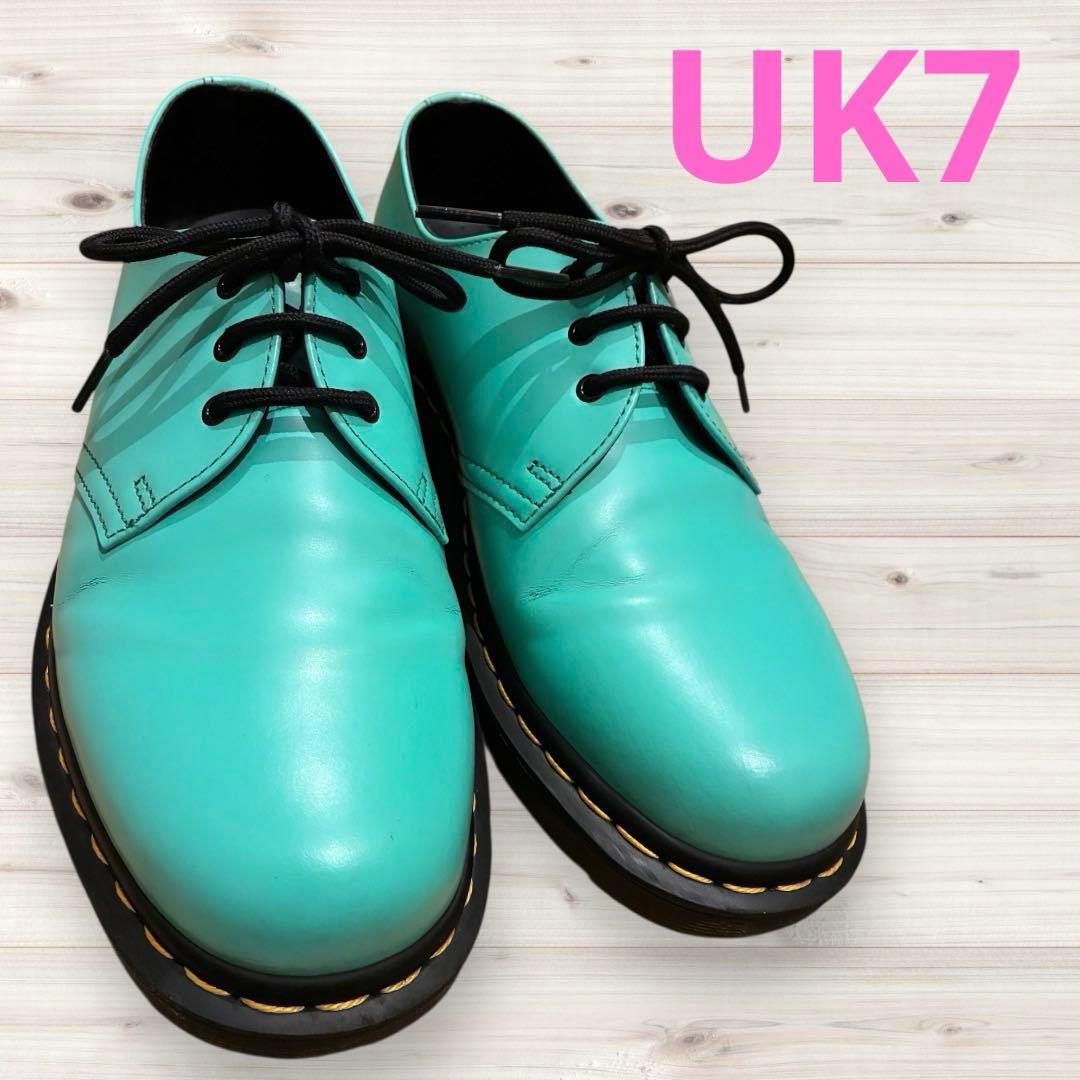 【美品】Dr.Martens 1461 3ホール ミントグリーン 緑 UK7