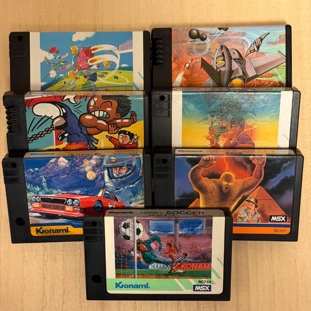MSX コナミ ROMカートリッジ 7本セット