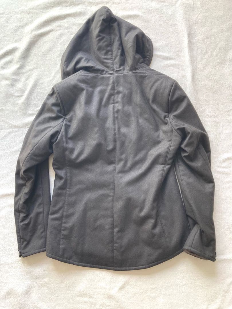 エンポリオアルマーニ　フード付・ジャケット　チャコールグレー　48 美品　伊製
