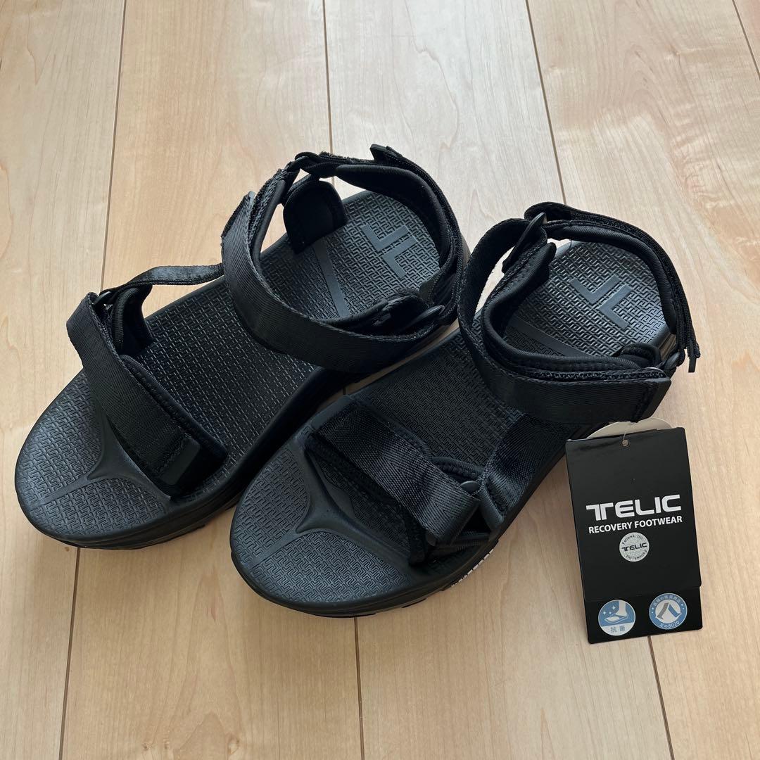 TELIC Recovery Footwear ブラックサンダル