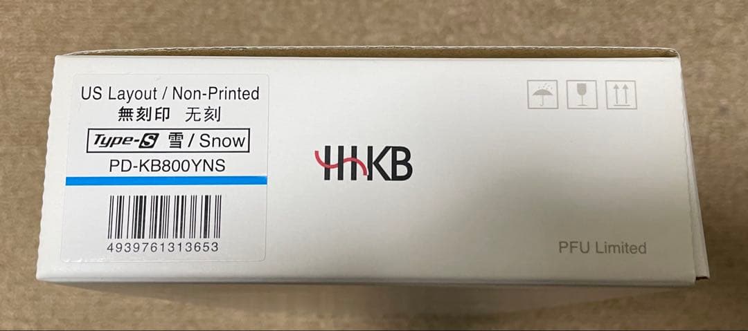 HHKB type-s 雪 無刻印 us配置