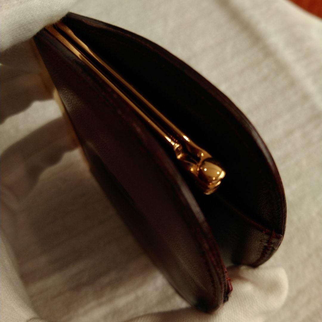 ✨美品✨カルティエ マストライン がま口 ケース ボルドー 金具