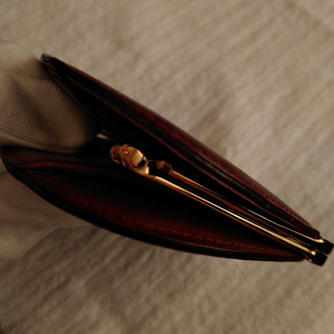 ✨美品✨カルティエ マストライン がま口 ケース ボルドー 金具