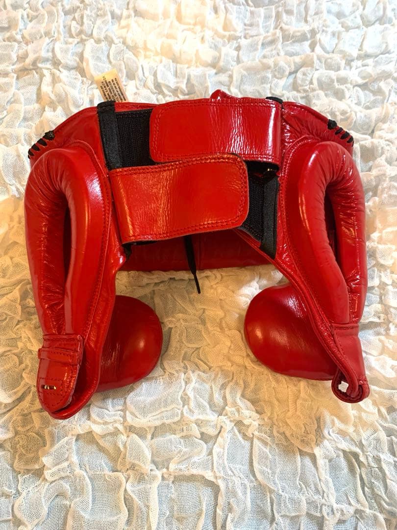 レイジェスREYESボクシングヘッドギア新品未使用Mサイズ赤