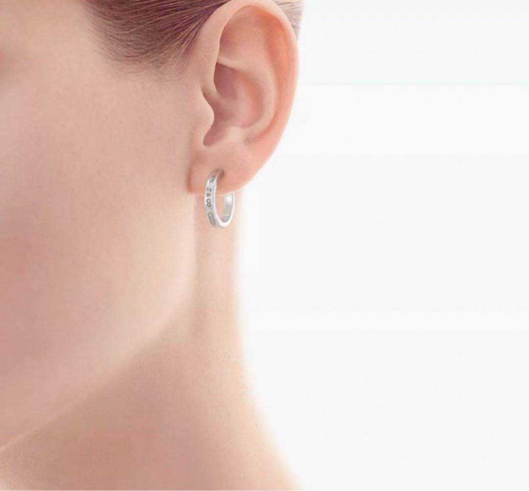 【片耳】　ティファニー 1837 フープ ピアス スモール シルバー