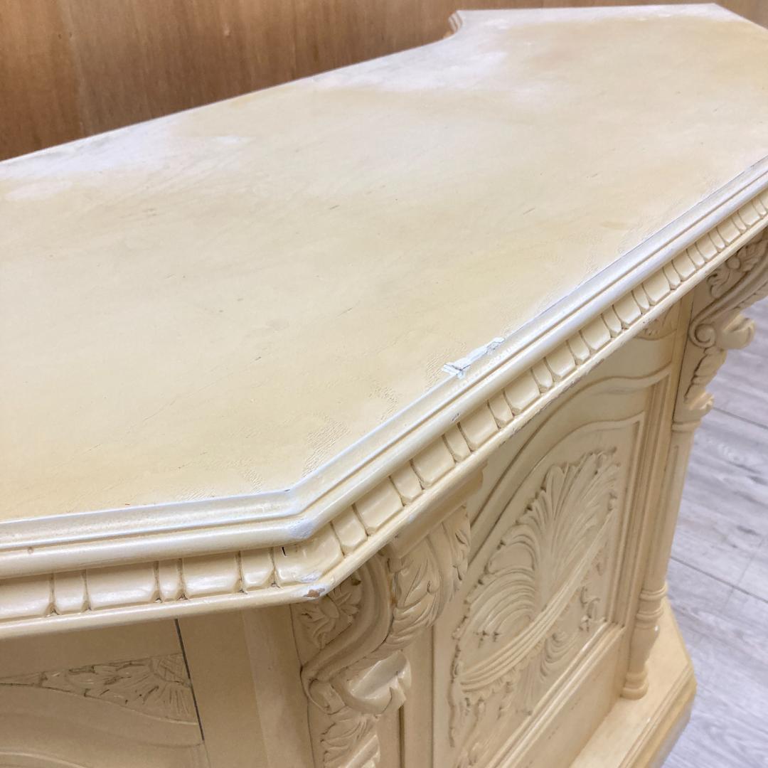 バロック調 　カウンターテーブル　レジカウンター　 コーナータイプ