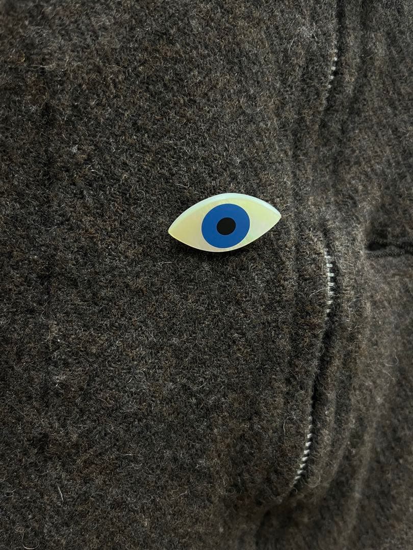 UNDERCOVER アンダーカバー 縮絨ウール ベスト アイモチーフボタン