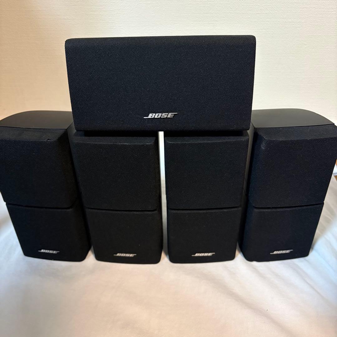 [動作品] BOSE サテライトスピーカー　ダブルキューブ　5点セット