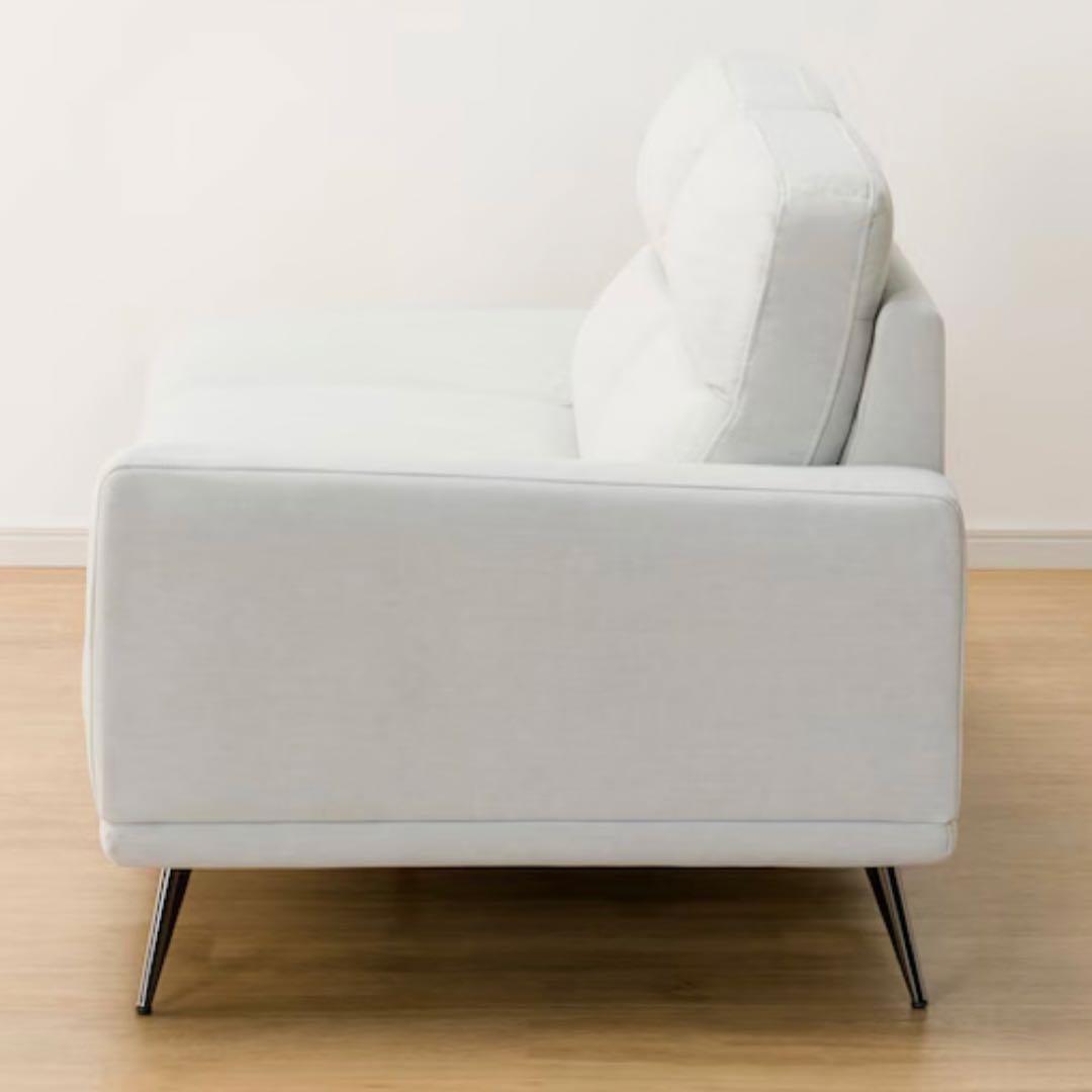 ニトリ 片肘カウチソファ 布張り 美品・使用感少なめ