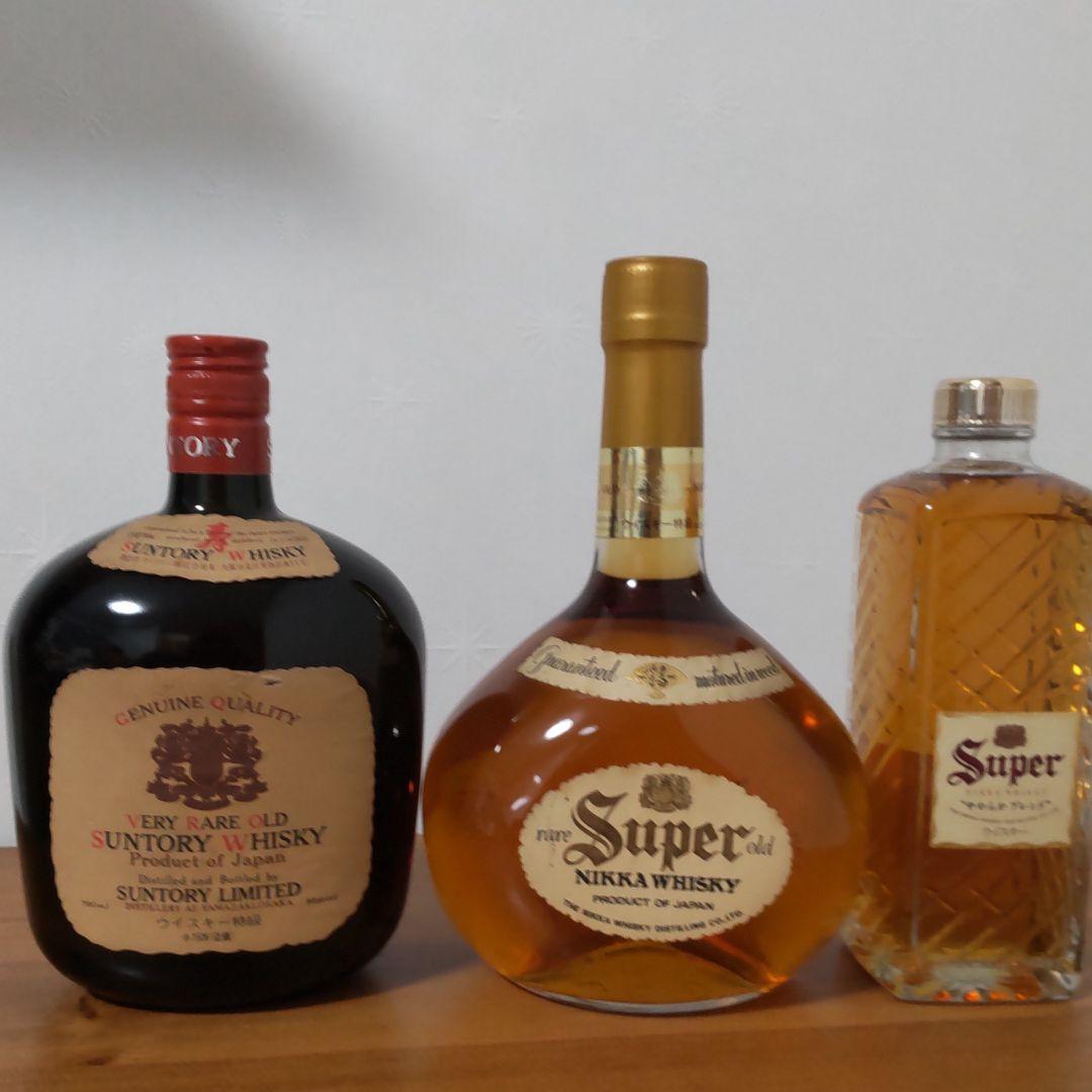 特級オールド,特級スーパーニッカ,スーパーニッカやわらかブレンド 3本セット