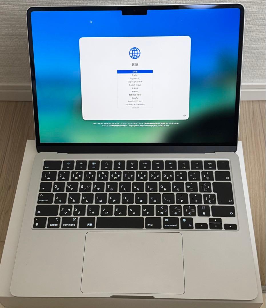 MacBookAir M2 16G 512GB 13インチ シルバー