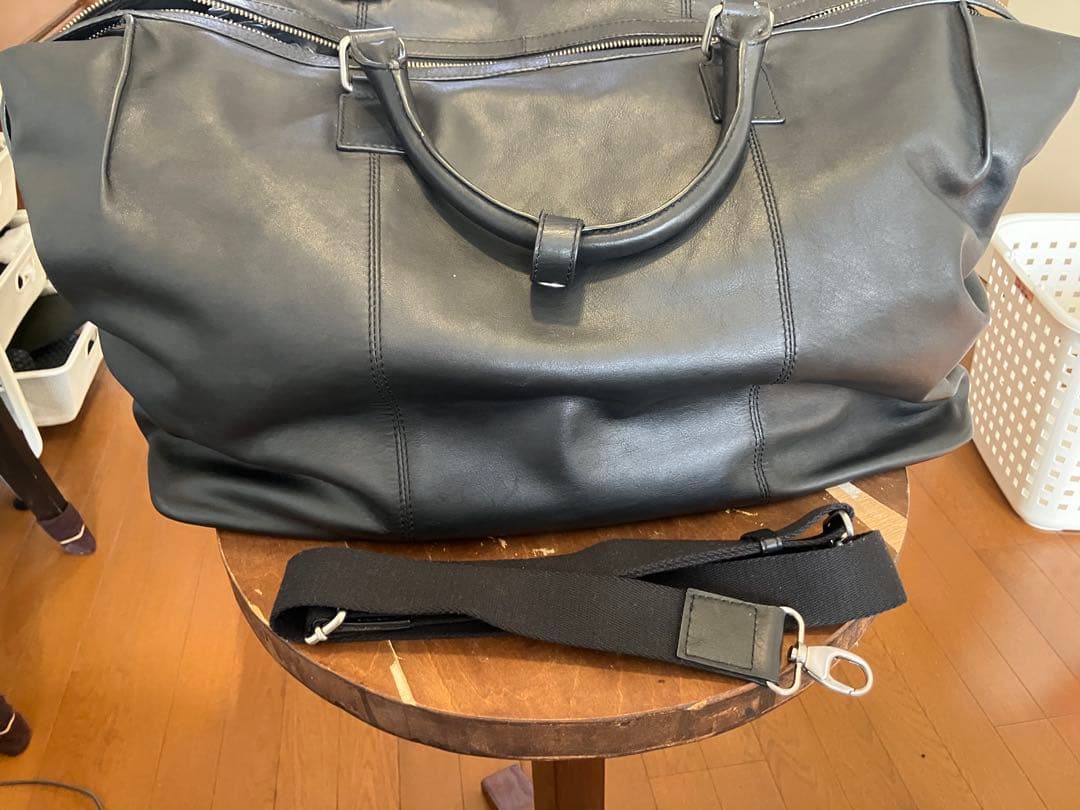 S*S様 美品　大容量　バーニーズニューヨーク　レザーボストンバッグ　2way